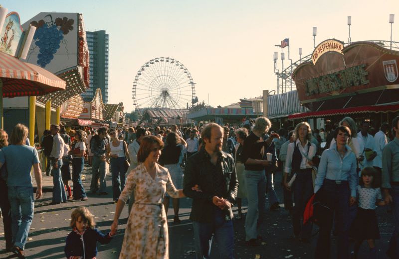 Hamburg, Germany, summer 1976