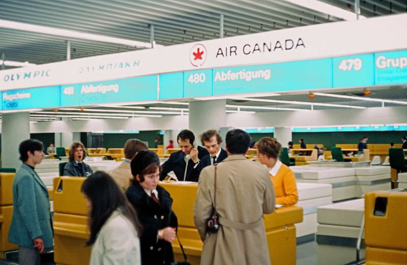 Frankfurt Airport, Germany, 1972