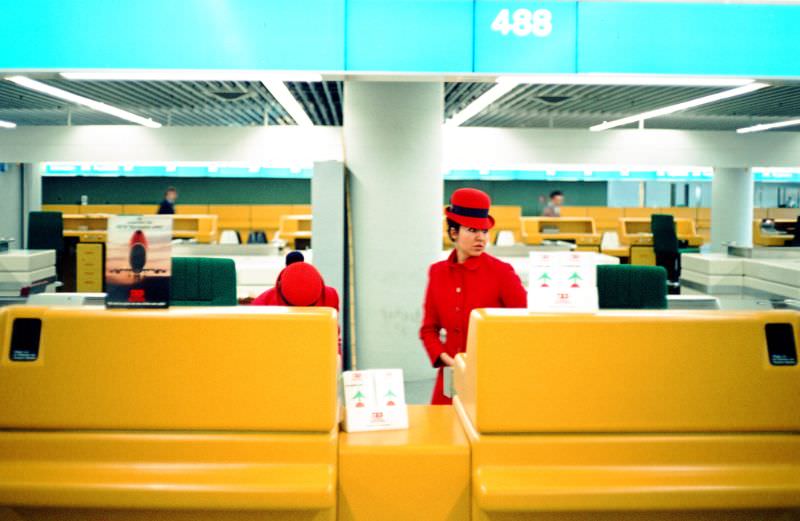 Frankfurt Airport, Germany, 1972