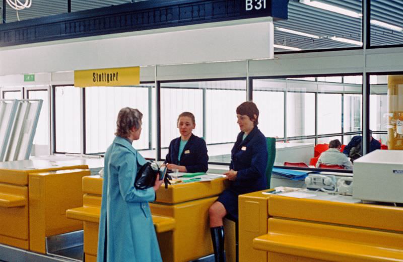 Frankfurt Airport, Germany, 1972