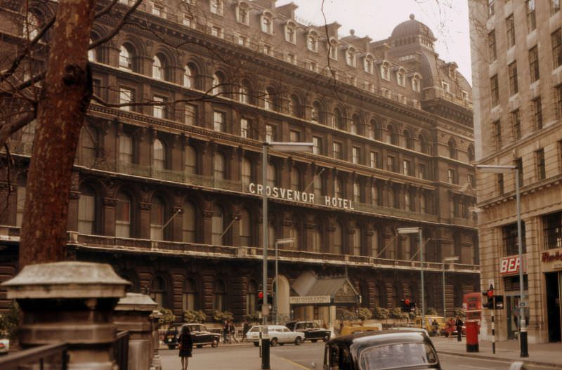 Victoria Grosvenor Hotel, London, February 1974