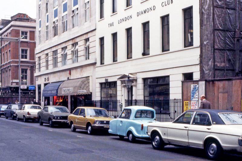 Hatton Garden: The London Diamond Club, London, February 1976
