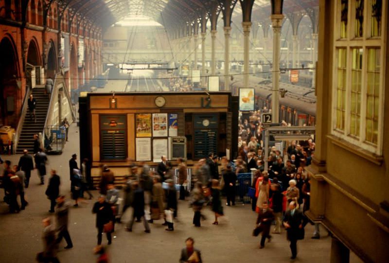 Liverpool Street Station, London, February 1976