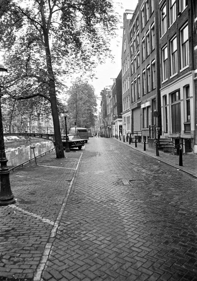 Amsterdam canal, 1970s