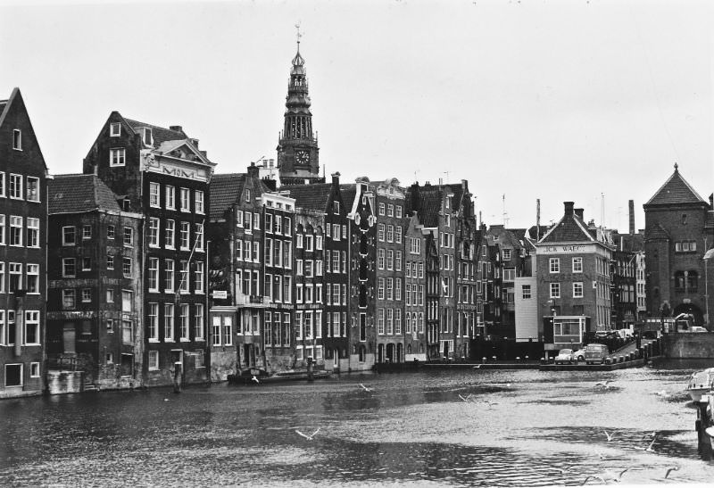 Amsterdam canal, 1970s