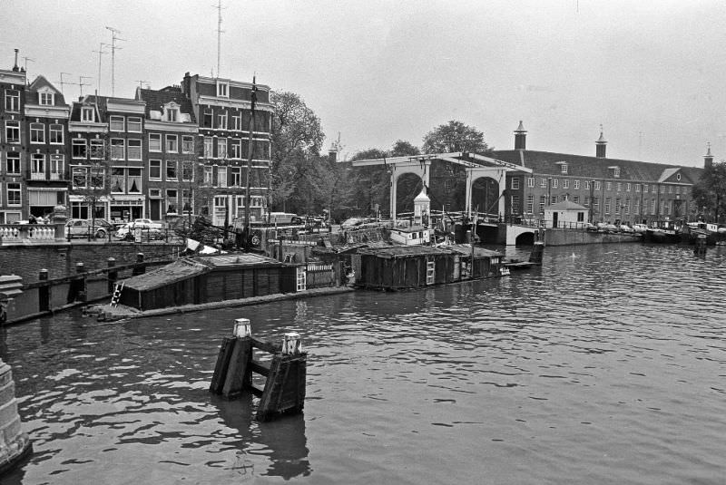 Amsterdam canal, 1970s