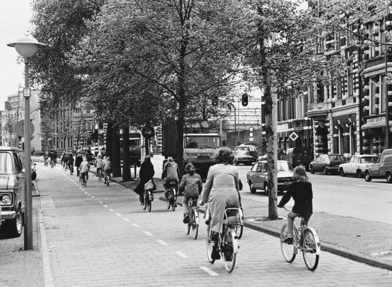 Bicycles, Amsterdam, 1970s
