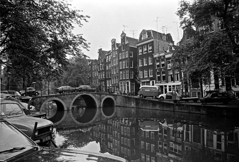 Bridge Canal, Amsterdam, 1970s