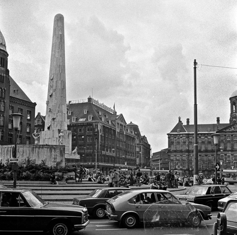 Dam Square, Amsterdam, 1970s