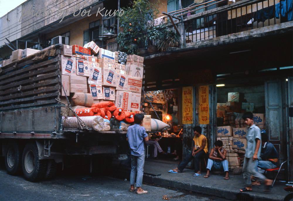 Fully loaded truck