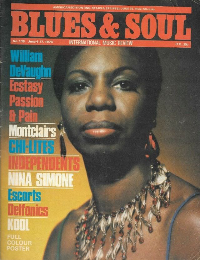 Nina Simone, June 4-17, 1974