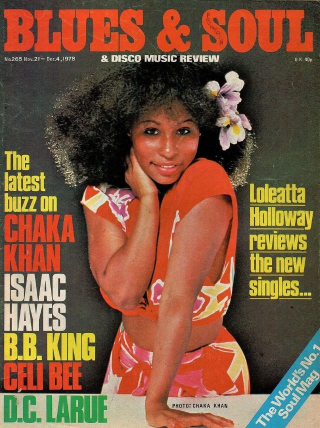 Chaka Khan, November 21-December 4, 1978