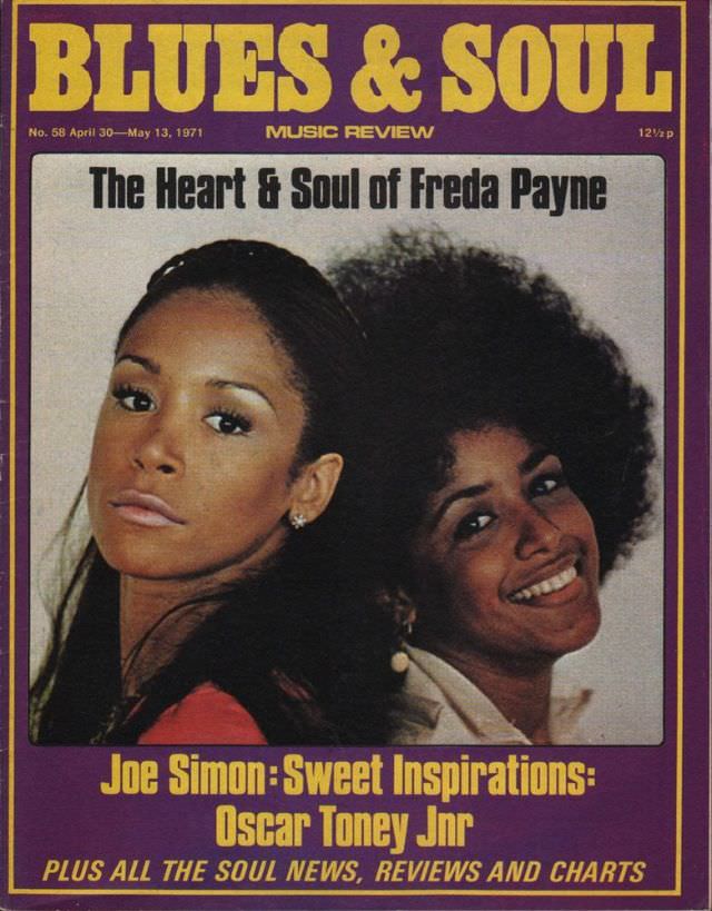 Freda Payne, April 30-May 13, 1971