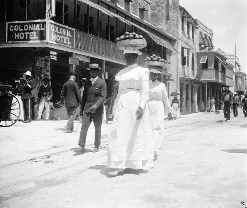 Colonial Hotel, Bridgetown, 1890s