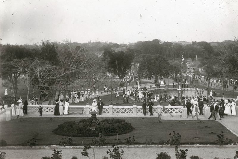 Opening Day, Queens Park, Bridgetown, 1890s