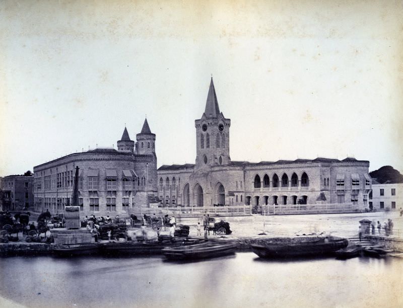 Parliament Buildings, Bridgetown, 1880s