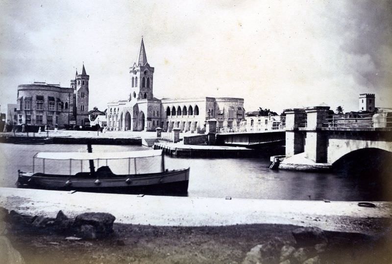 Parliament Buildings, Bridgetown, 1880s
