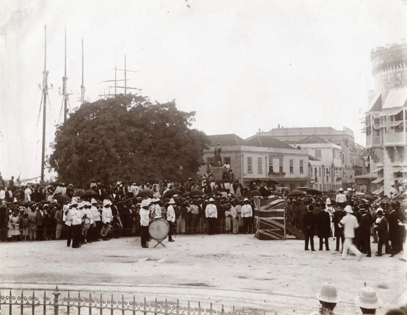 Proclamation of King George V., Bridgetown