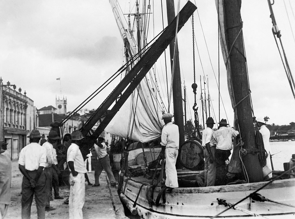 Shipment of Sugar in Bridgetown, 1930