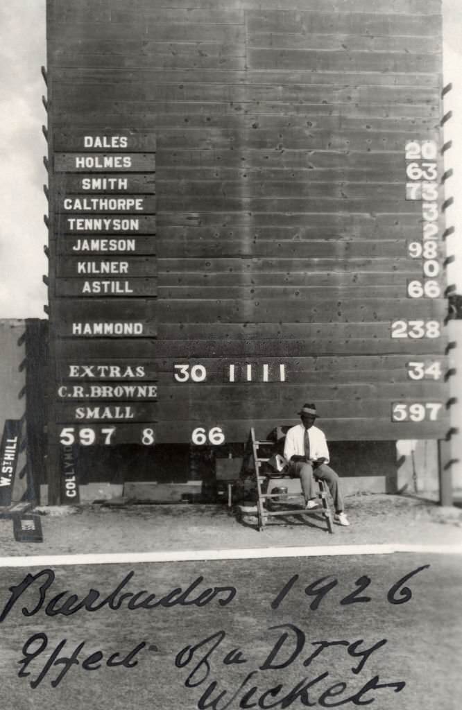 West Indies v England at Bridgetown, 1926