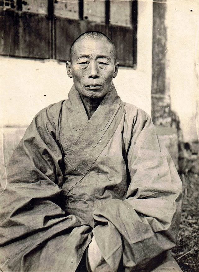 Portrait of a monk