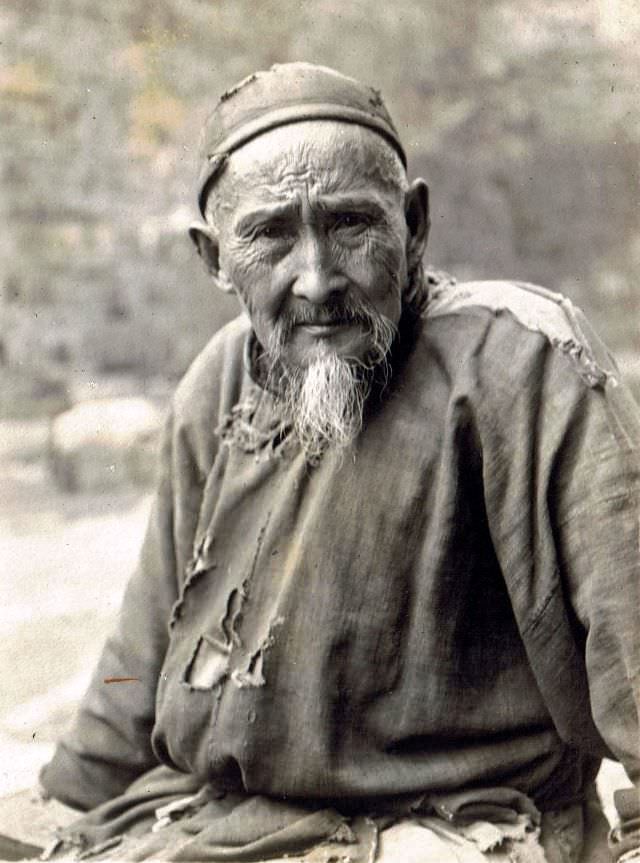 Portrait of an old man