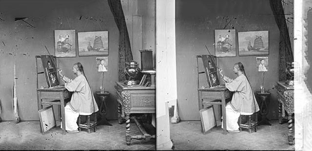 A Chinese Portrait Artist, Hong Kong, 1869