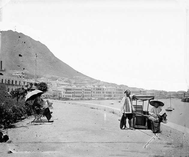 Sedan Chair, Hong Kong, 1868