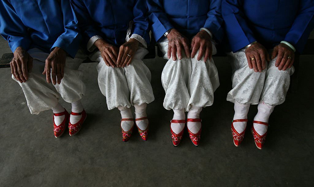 Bound Feet Chinese Women.