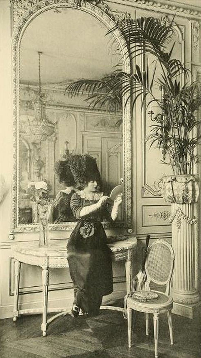 Edwardian Paris Fashion Houses: Stunning Photos of Beautiful Ladies in Tailor Stores in the 1910s