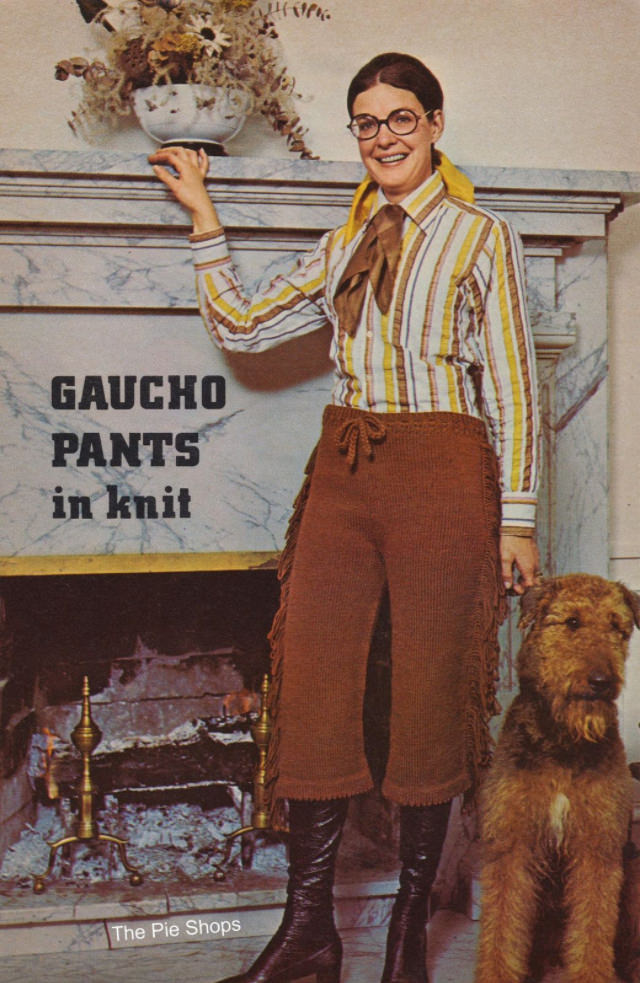 Gaucho Pants of the 1970s: The 18th Century Style that Gained Popularity in the early 1970s and Faded