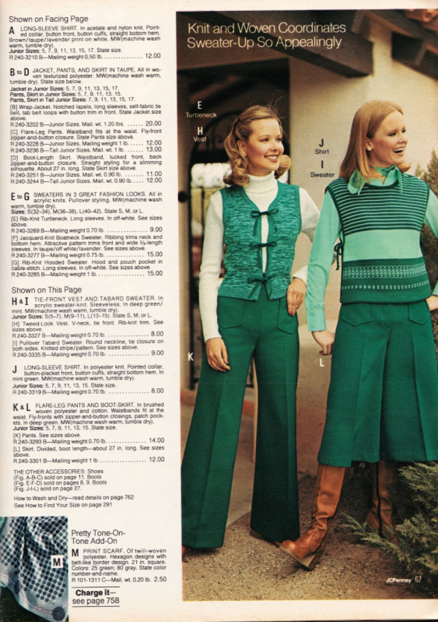 Gaucho Pants of the 1970s: The 18th Century Style that Gained Popularity in the early 1970s and Faded