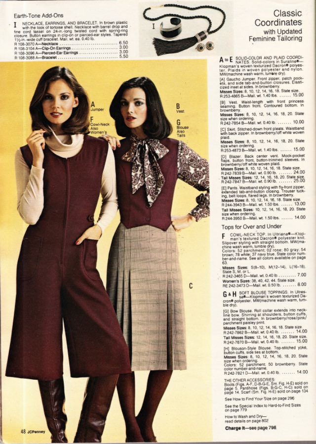 Gaucho Pants of the 1970s: The 18th Century Style that Gained Popularity in the early 1970s and Faded