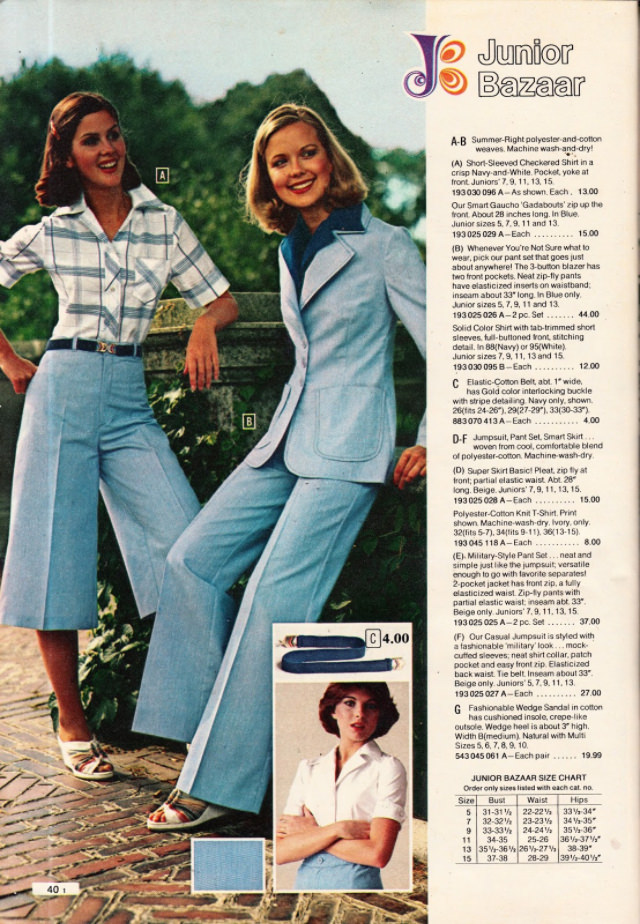 Gaucho Pants of the 1970s: The 18th Century Style that Gained Popularity in the early 1970s and Faded