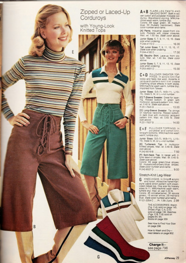 Gaucho Pants of the 1970s: The 18th Century Style that Gained Popularity in the early 1970s and Faded