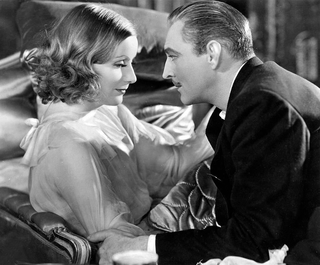 Greta Garbo and John Barrymore in 'Grand Hotel', 1932