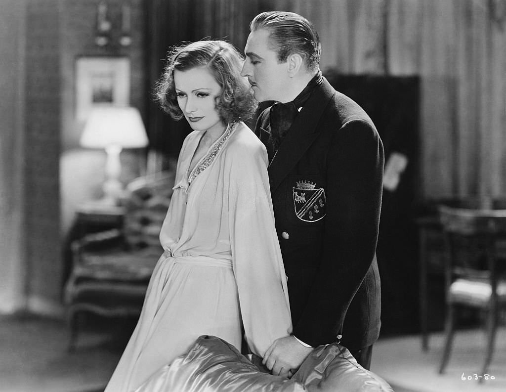 Greta Garbo and John Barrymore in 'Grand Hotel', 1932