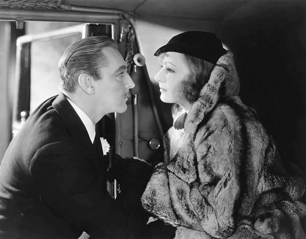 John Barrymore and Greta Garbo in the 1932 film Grand Hotel.