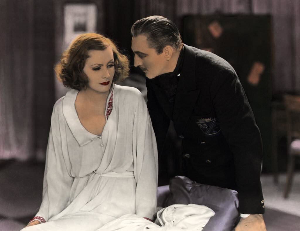 Greta Barbo and John Barrymore in 'Grand Hotel', 1932