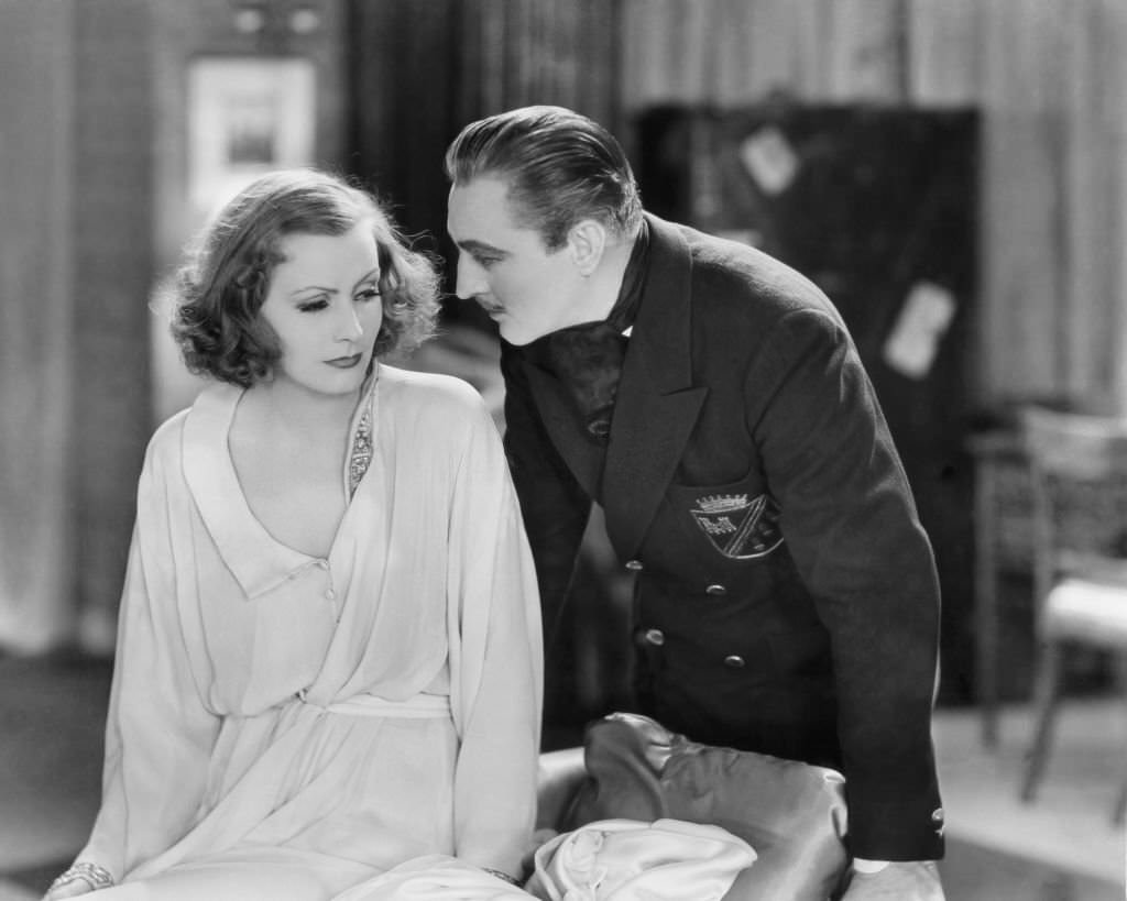 Greta Garbo and John Barrymore in 'Grand Hotel', 1932.