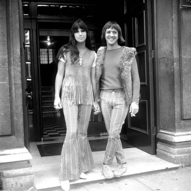 Sonny and Cher spent their honeymoon in Great Britain in 1965
