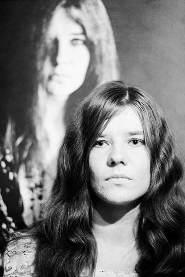 Janis Joplin at her House in Haight-Ashbury, San Francisco, November 1967