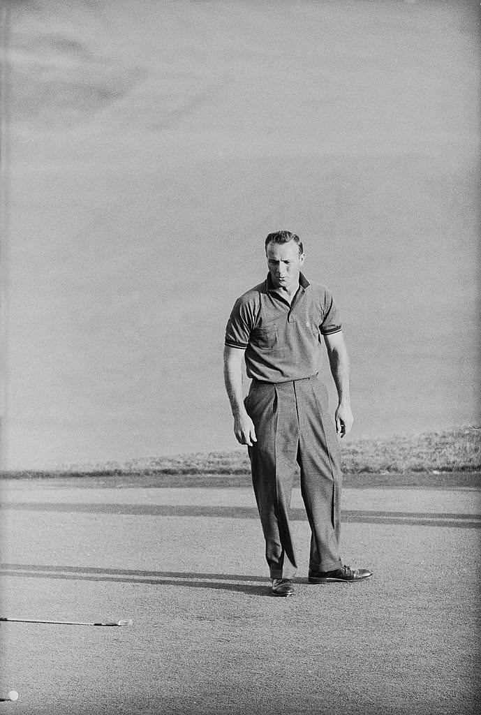 US Open, Arnold Palmer during tournament play at Oakland Hills, Bloomfield Hills.