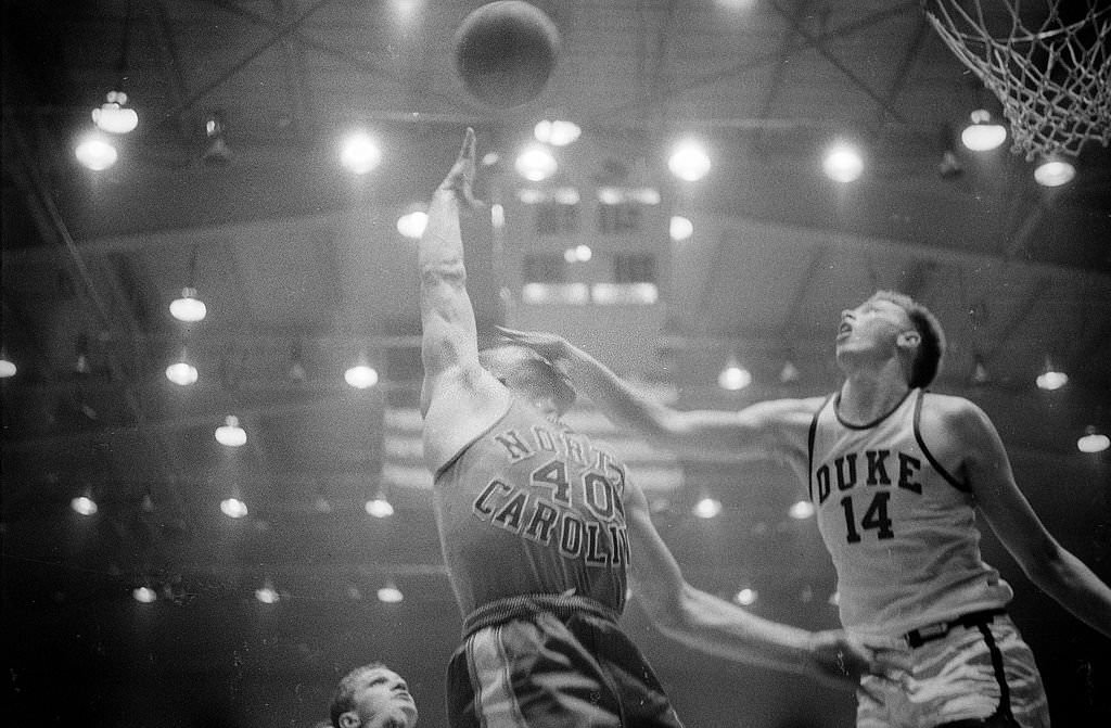 UNC Tommy Kearns (40) in action vs Duke.