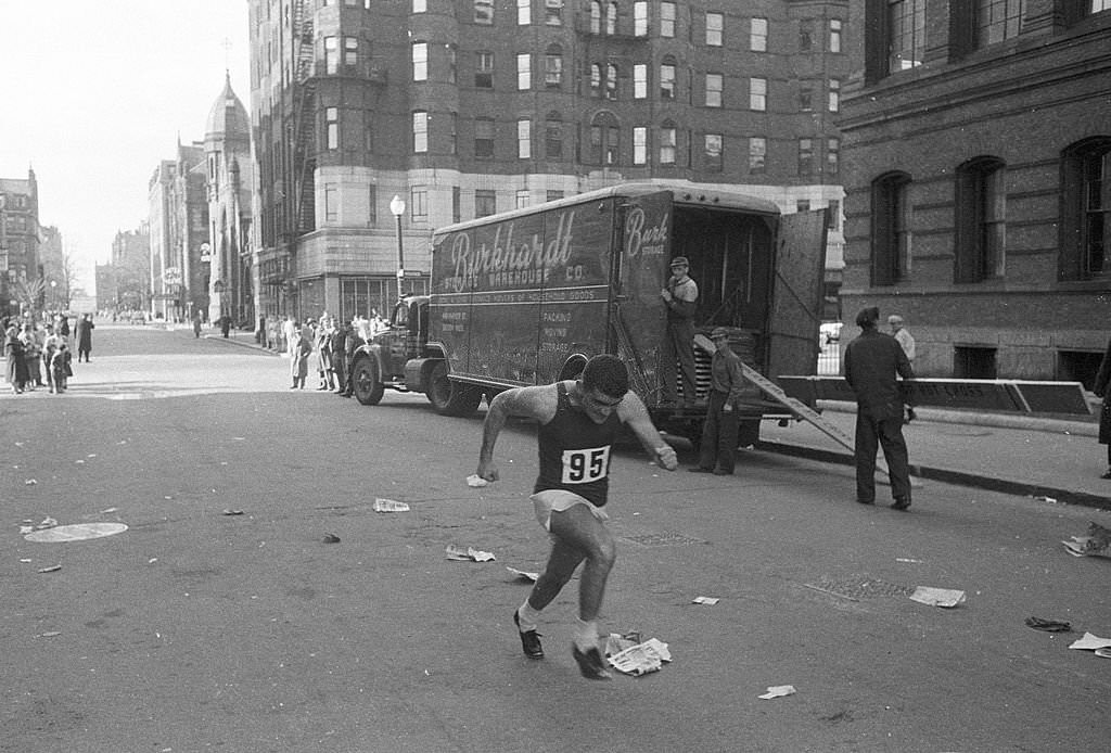 1956 Boston Marathon.
