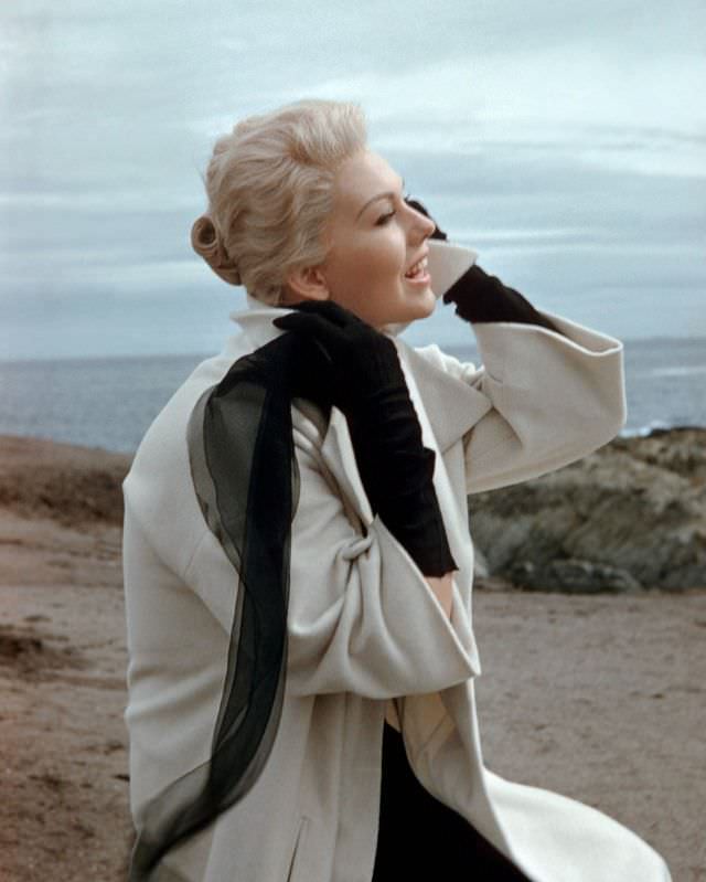 Beautiful Kim Novak during the Filming of 'Vertigo (1958)'