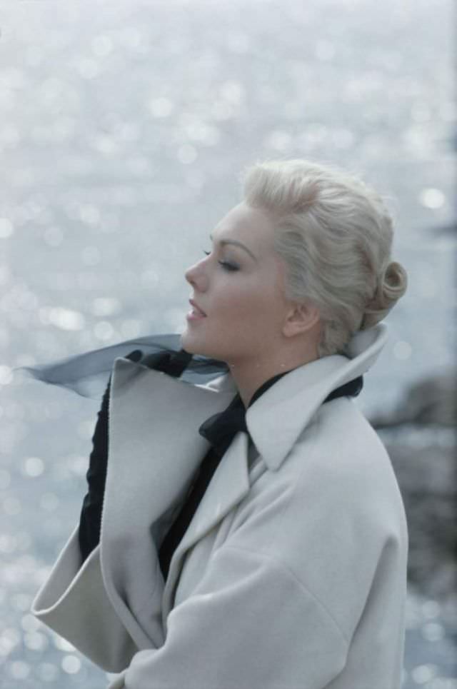 Beautiful Kim Novak during the Filming of 'Vertigo (1958)'