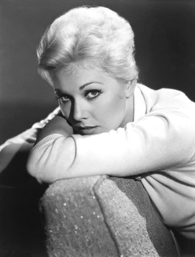 Beautiful Kim Novak during the Filming of 'Vertigo (1958)'