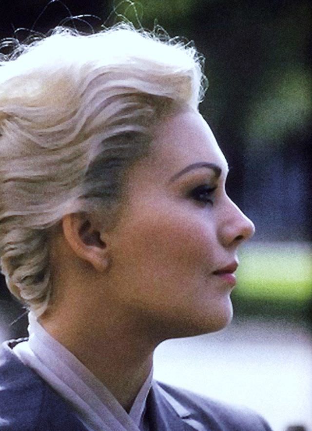 Beautiful Kim Novak during the Filming of 'Vertigo (1958)'