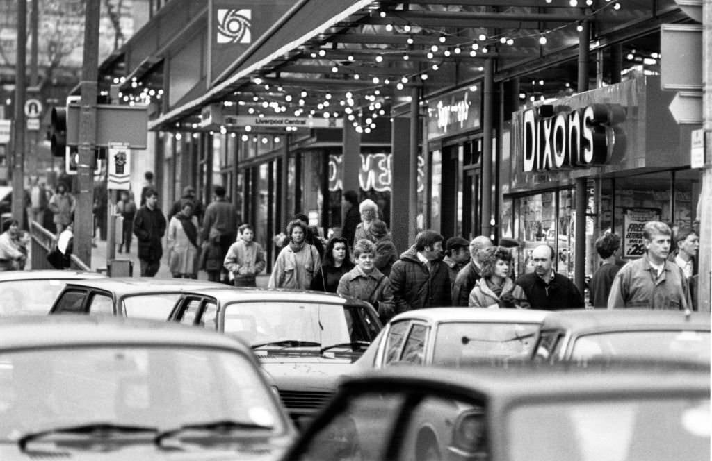 Ranelagh Street, Liverpool, 5th December 1987.